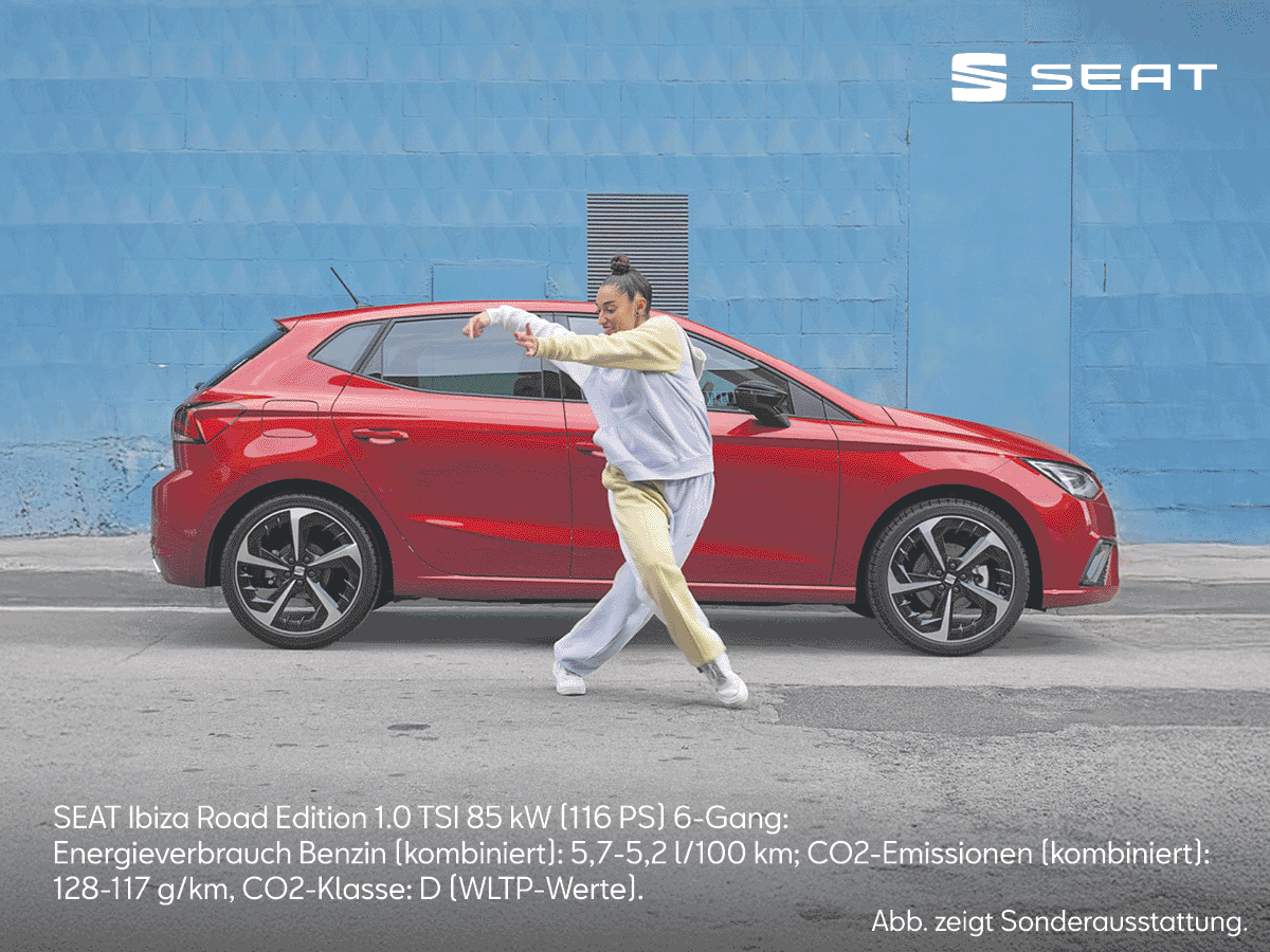 SEAT Ibiza Road Edition ab 65 € mtl.¹ leasen.